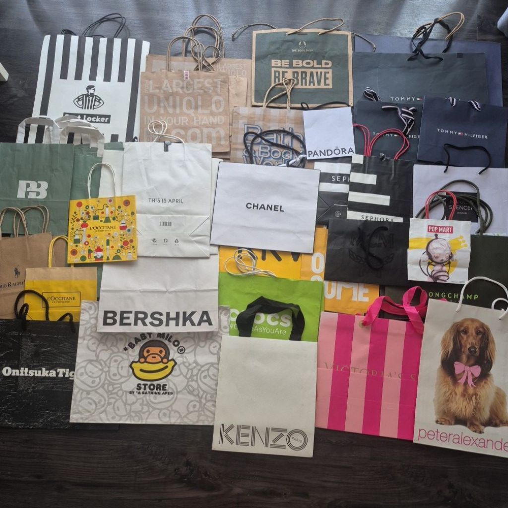 Paperbag Original Store Crocs Peter Alexander Asics Levis NB Polo MCM Pop Mart Bershka This is April