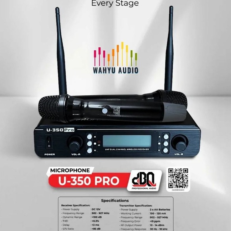MIC WIRELESS DBQ U 350 PRO ORIGINAL DBQ