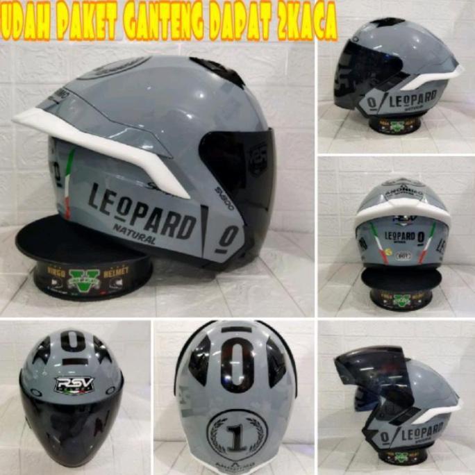 RSV SV300 MODERN GREY PAKET GANTENG (STIKER LEOPARD) ORIGINAL SNI