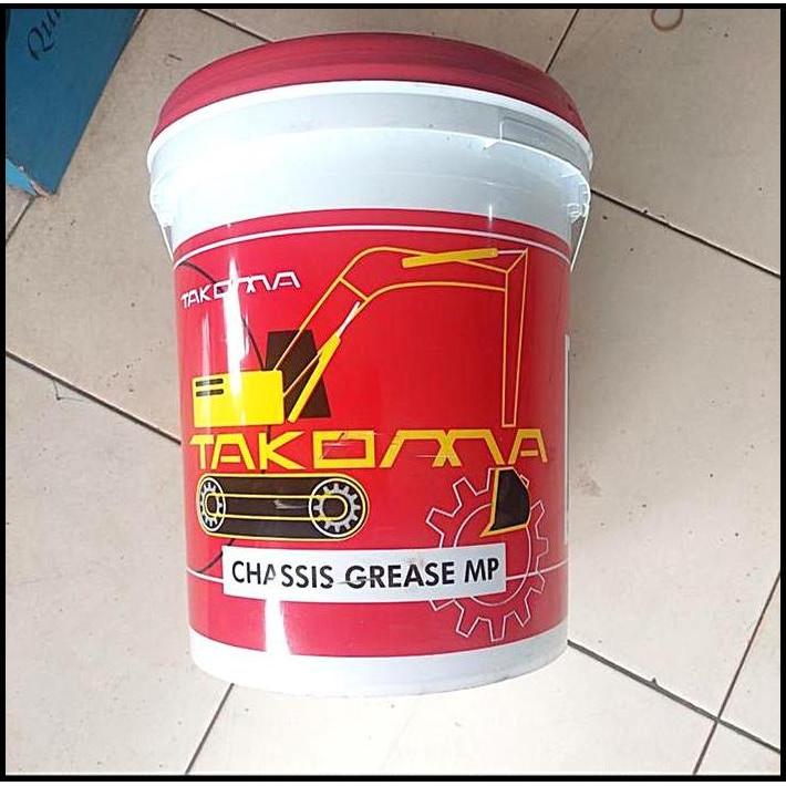 TERLARIS TAKOMA PAIL MERAH NLGI-1 13KG GREASE/GEMUK TAKOMA/PELUMAS MINYAK GEMUK/CERBI CHASIS/CASIS/S