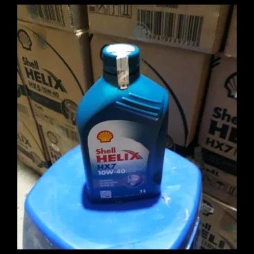 TERBARU OLI SHELL HX7 10W-40 1 LITER ASLI 