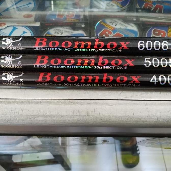 BEBAS ONGKIR - Joran Tegek Scorpion Boombox panjang 7 meter full carbon kaku
