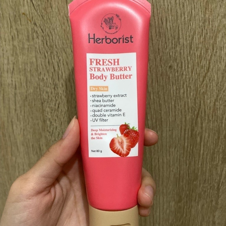 preloved body butter herborist strawberry