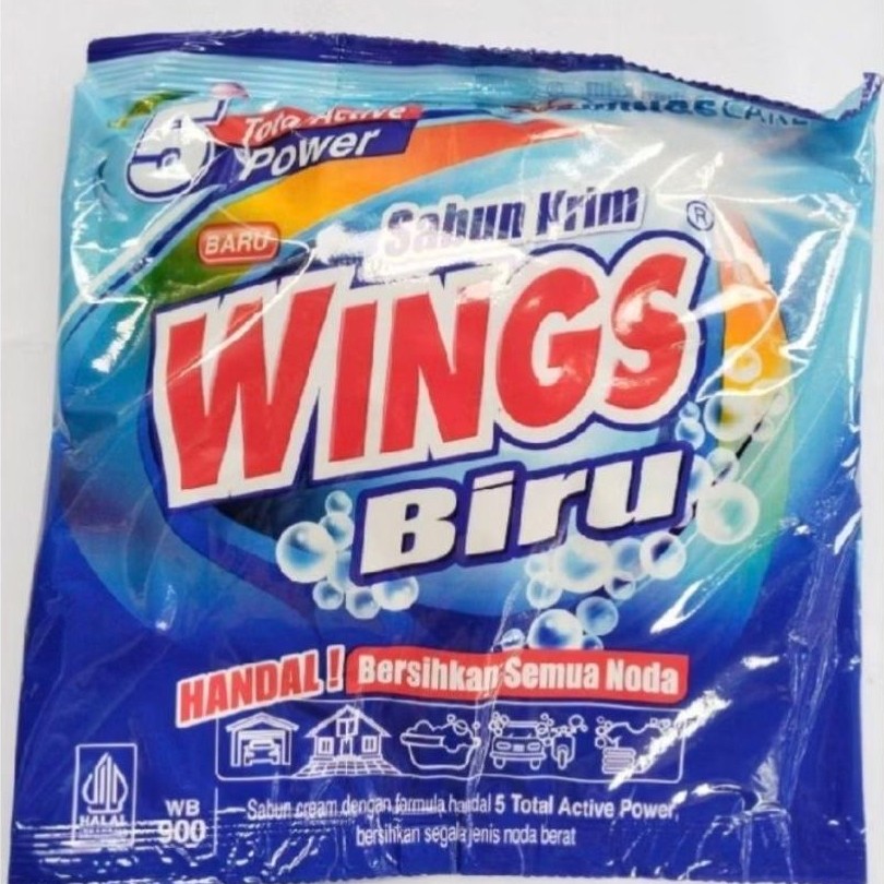 CREAM DETERGENT WINGS BIRU SACHET 67 GR
