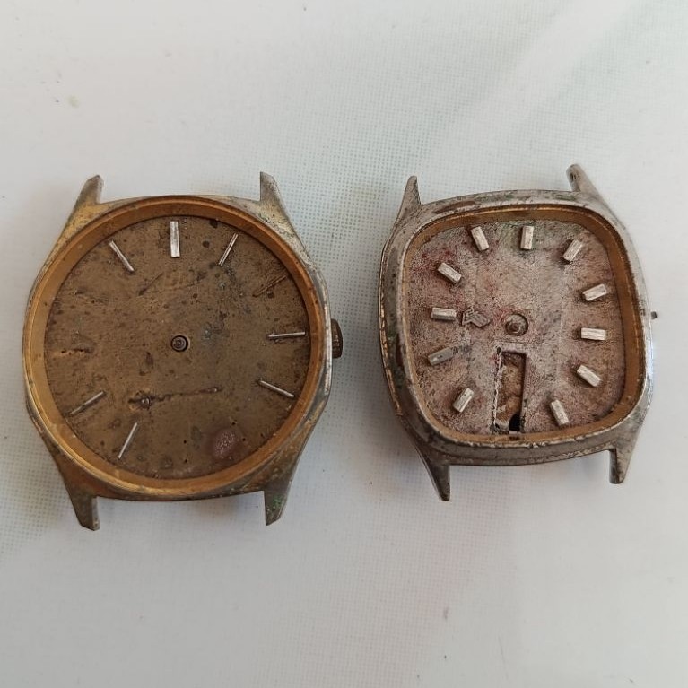 bahan jam vintage manual