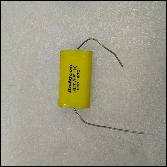 GRATIS ONGKIR KAPASITOR 0,47UF 630V AXIAL RUBYCON 