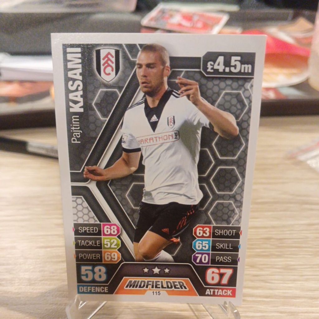 kartu bola match attax epl 2013/2014 International Edition Fulham