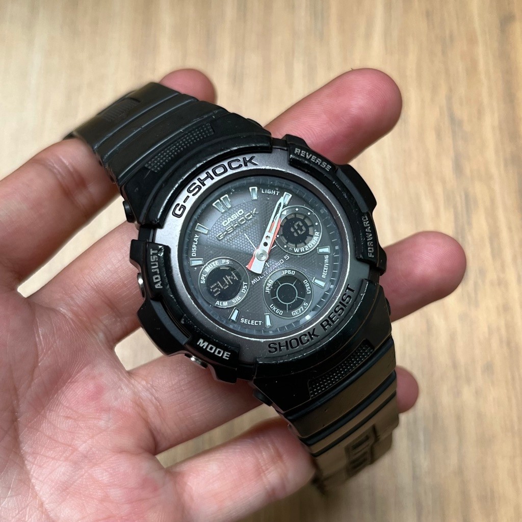 Jam Tangan Second - Casio G-Shock AWG-101 Original