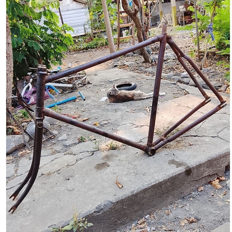 frame sepeda onthel pathracer jangkung