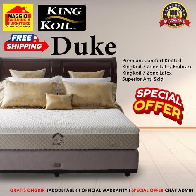 (Good) KASUR SPRINGBED KINGKOIL - MATRAS KING KOIL - KASUR KESEHATAN - MATRAS FURNITURE - DUKE - KIN