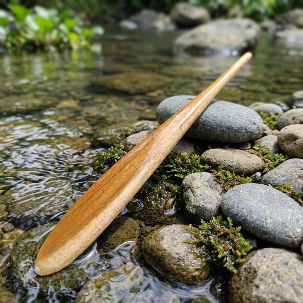 GAGANG JORAN PANCING MICRO FISHING 27cm Kayu JATI