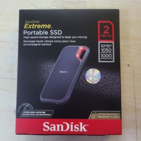 SSD SANDISK EXTERNAL E61 EXTREME 2TB SANDISK E61 2TB PORTABLE