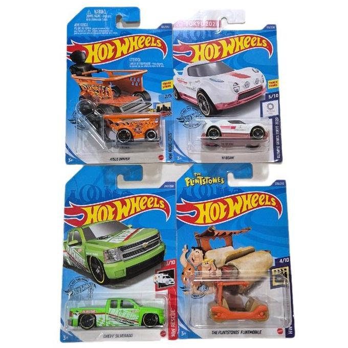 Aisle Driver HW Ride Ons - Hi Beam Olympic Games Tokyo 2020 - Chevy Silverado HW Rescue - The Flints