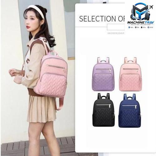 BP76 Tas Ransel Wanita Korea Style Nami Fashion Women Nylon Backpack