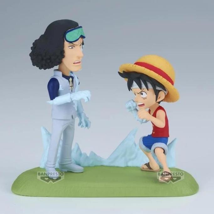 28688 - WCF Log Stories Luffy vs Kuzan Aokiji Action Figure One Piece Banpresto