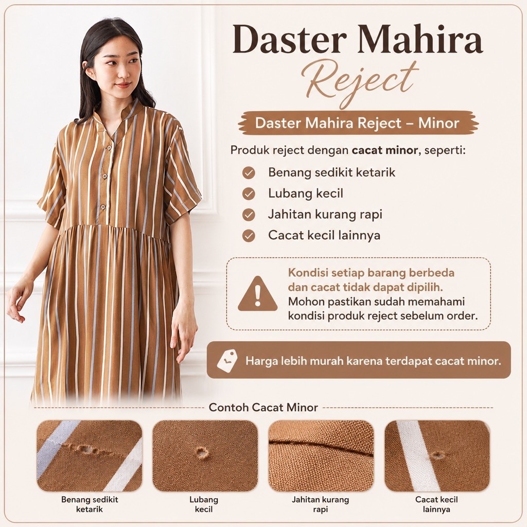 REJECT DASTER MAHIRA WANITA