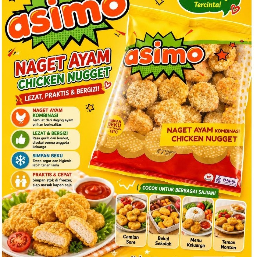 Asimo Nuget Coin 500gr