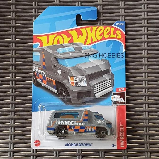 Q22 HW RAPID RESPONSE RESCUE HOTWHEELS HOT WHES DIECAST MOBIL