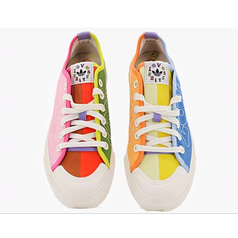 Sepatu Adidas-Nizza Low Pride Pack - Love Unites'