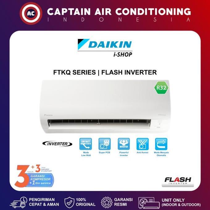 Ivacoss99 - DAIKIN AC Split FTKQ-25 / FTKQ25 1 PK FLASH Inverter