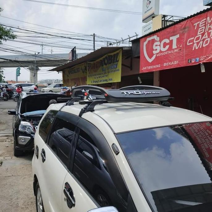 ROOF RACK BAGASI ATAS MOBIL DAIHATSU LUXIO / GRAND MAX PLUS CROS BAR JEPIT MODEL TRD SPORTIVO GEDE U
