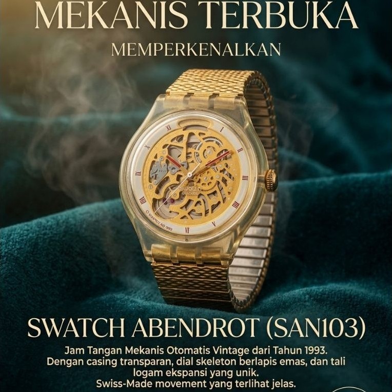 Swatch Automatic Vintage Abendrot SAN103
100% Original