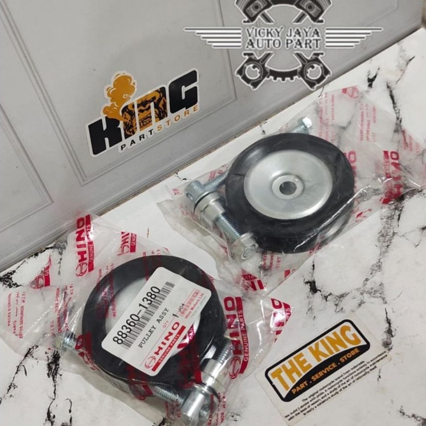 Pulley AC poli Puli Pully AC Tensioner Fan Belt AC Hino LOHAN fm260ti Hino 500