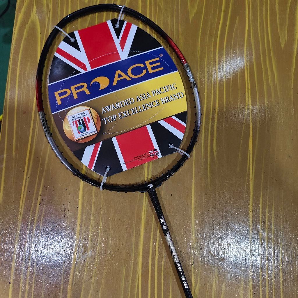 RAKET BADMINTON PRO ACE TI TITANIUM 12 ORIGINAL 3UG5 30LBS