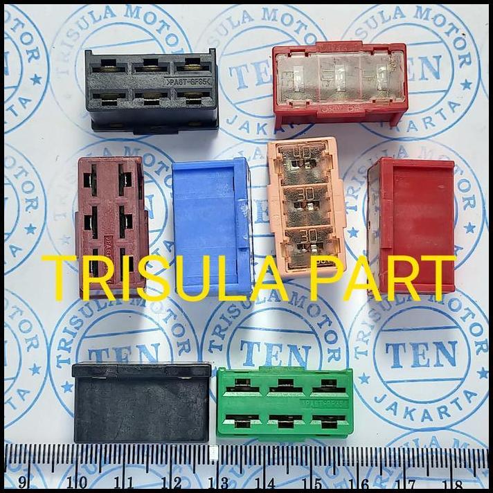 TERLARIS SEKRING PUSAT/FUSE DERET 3 ORISINIL 100%, MOBIL TOYOTA,NISSAN,HYUNDAI 