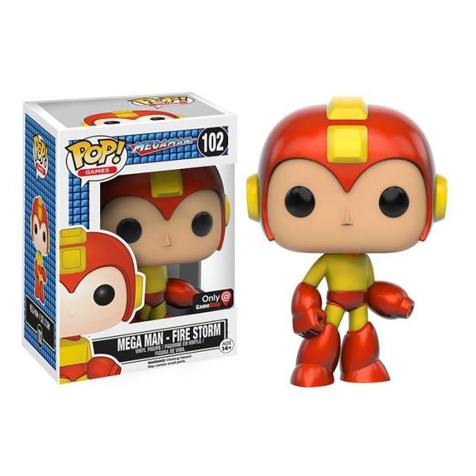 Funko Mega Man - Fire Storm Mega Man - POP Vynil - 10362