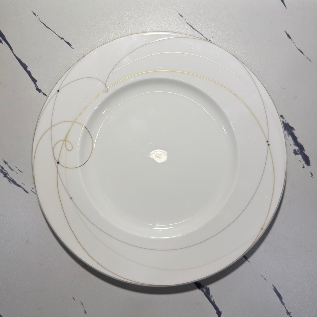 Piring Makan Antik Keramik Narumi Bone China Plate 27cm Made in Japan Original