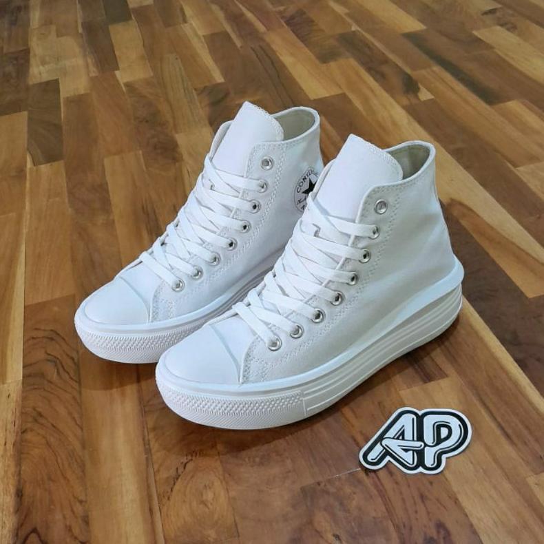 murah converse chuck taylor all star hi move platform white