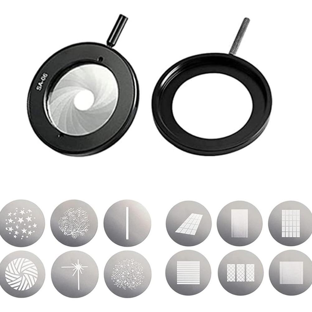 Godox GOBO Set SA-09-004 Kit with GOBO Set Holder SA-10 Kit for Godox S30 S60 Focusing LED Light