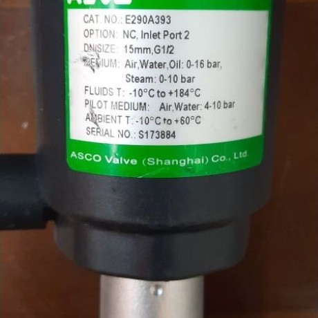 Asco Valve E290A393 Shanghai