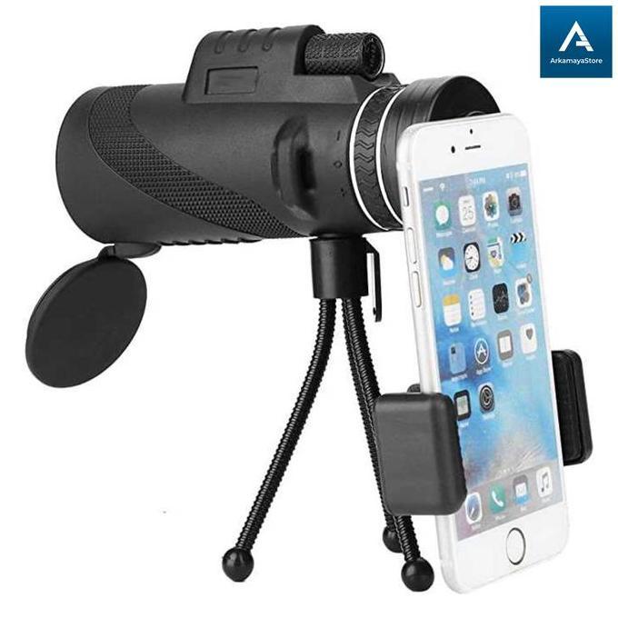 Teropong Monocular Jarak Jauh Smartphone