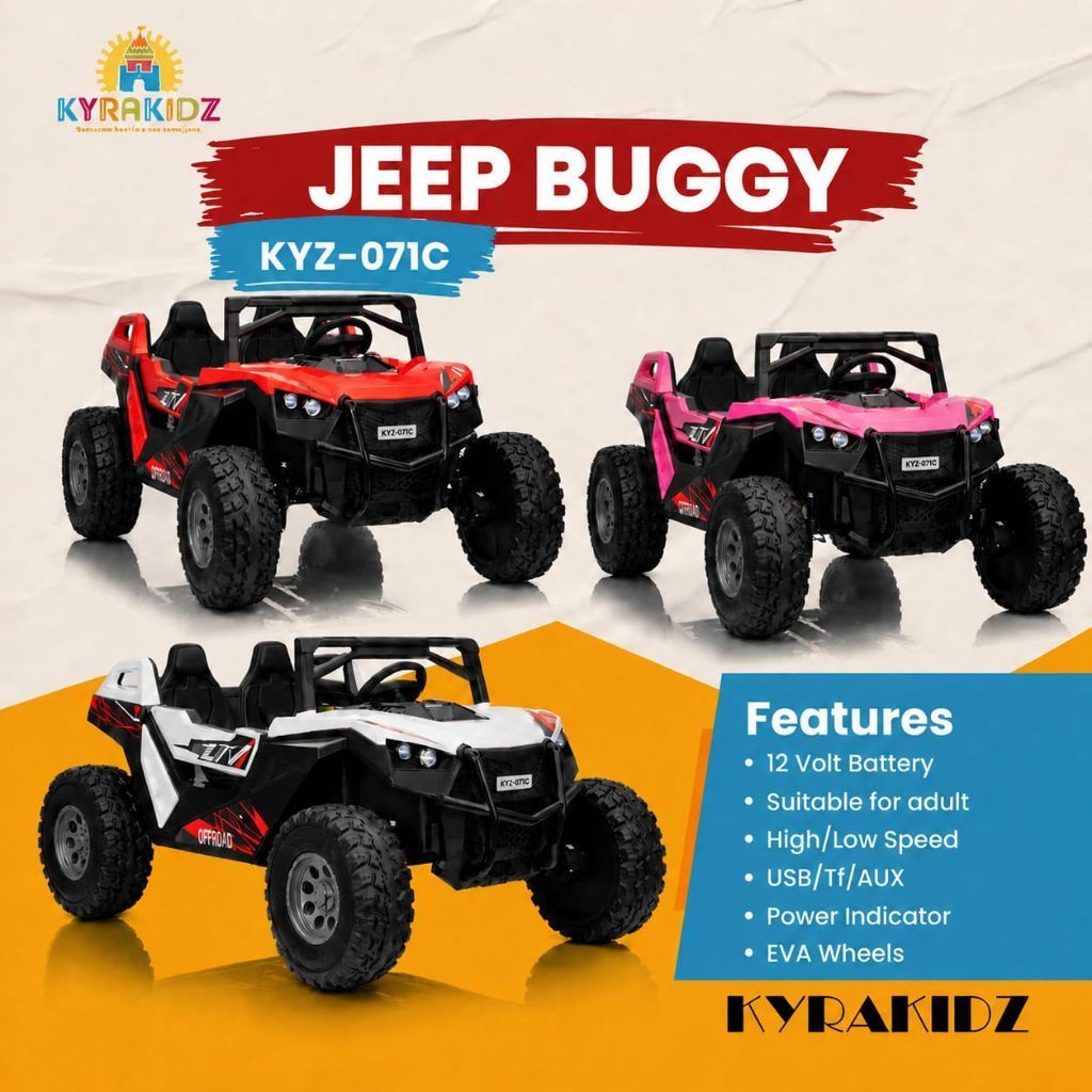 Mainan Mobil Aki JEEP BUGGY KYZ-071C
