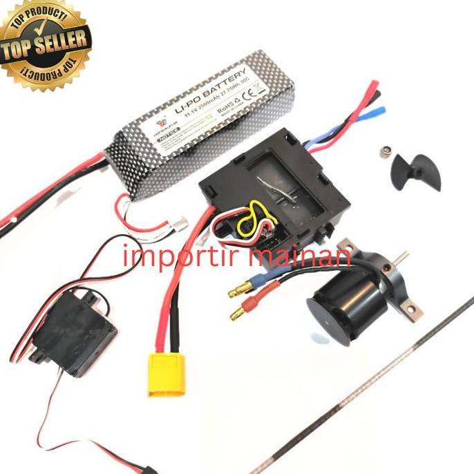 PART RC BOAT HJ816 PRO BRUSHLESS LIPO 11.1V 2500MAH SERVO DINAMO ESC