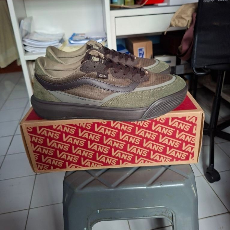 Sepatu Vans MTE Ultrarange 2.0 Se Ripstop Coal Brown Original - Size 46EUR