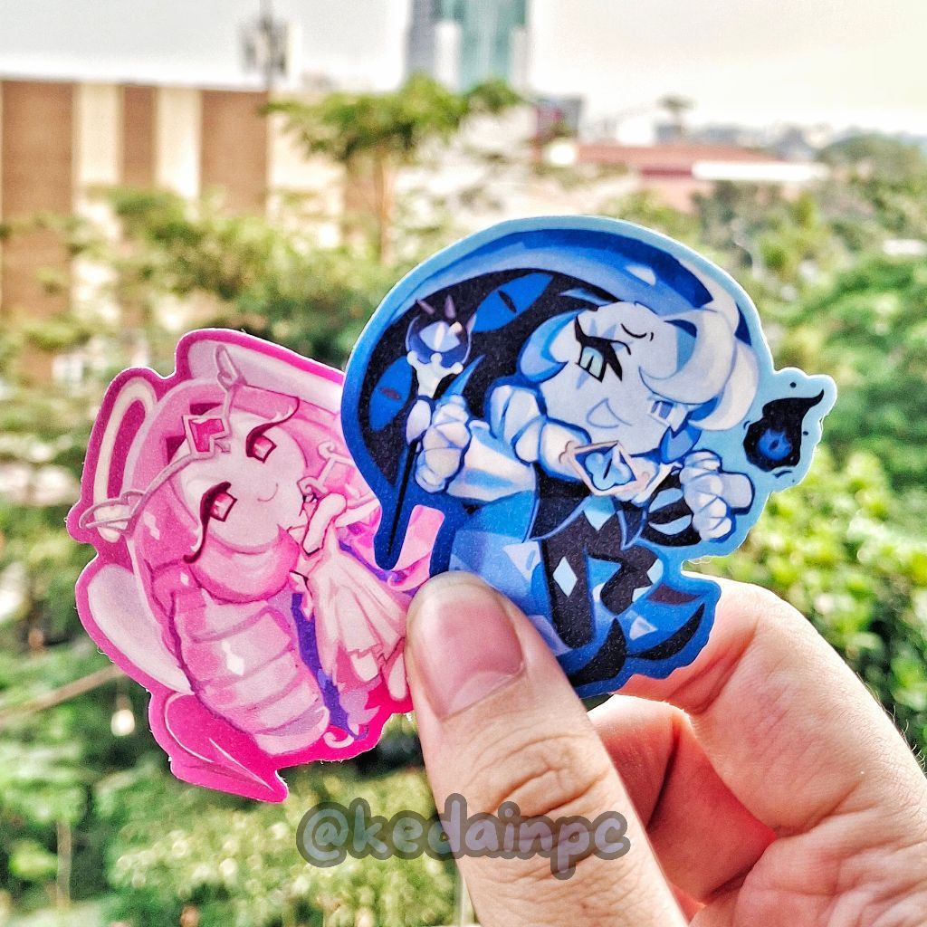 Sticker Cookie Run Kingdom Shadow Milk Cookie, Eternal Sugar Cookie