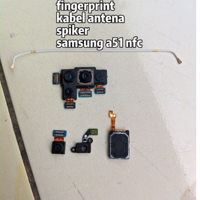 Samsung a51 nfc kamera, nfc, antena, tombol on off vol