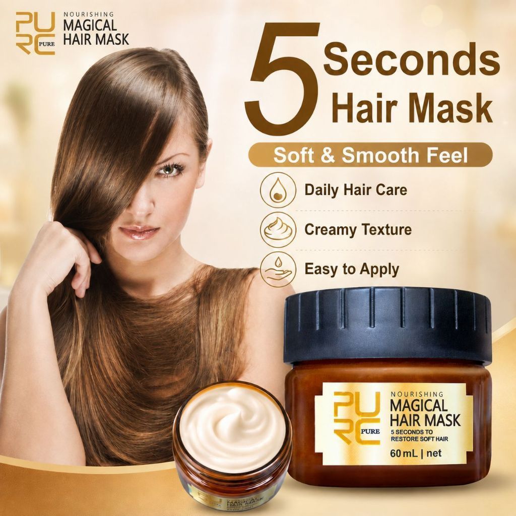 PURC Magical Hair Mask / Treatment Keratin Hair / Masker Rambut Magic Purc
