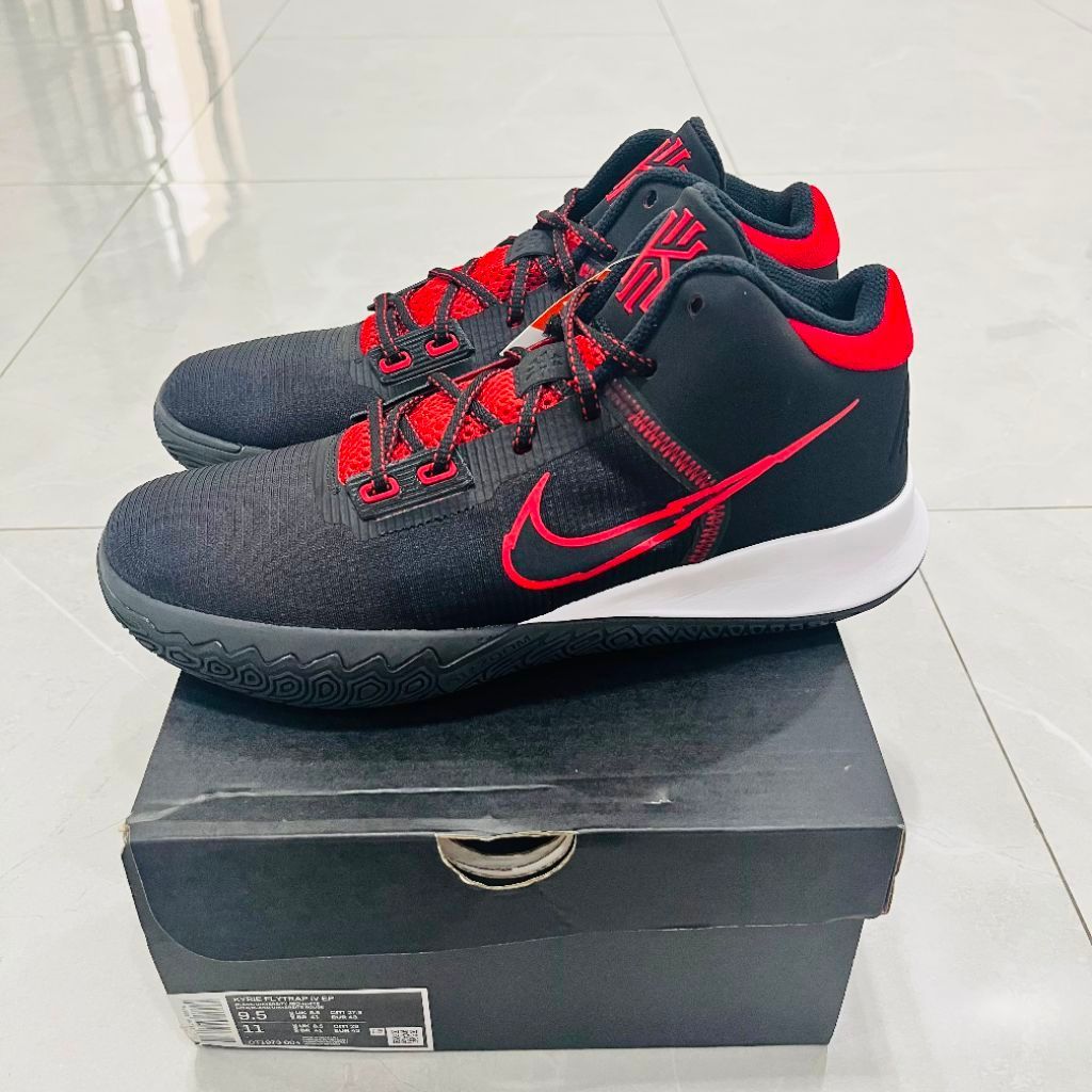 Sepatu Basket Nike Kyrie Flytrap IV EP Black/University Red


