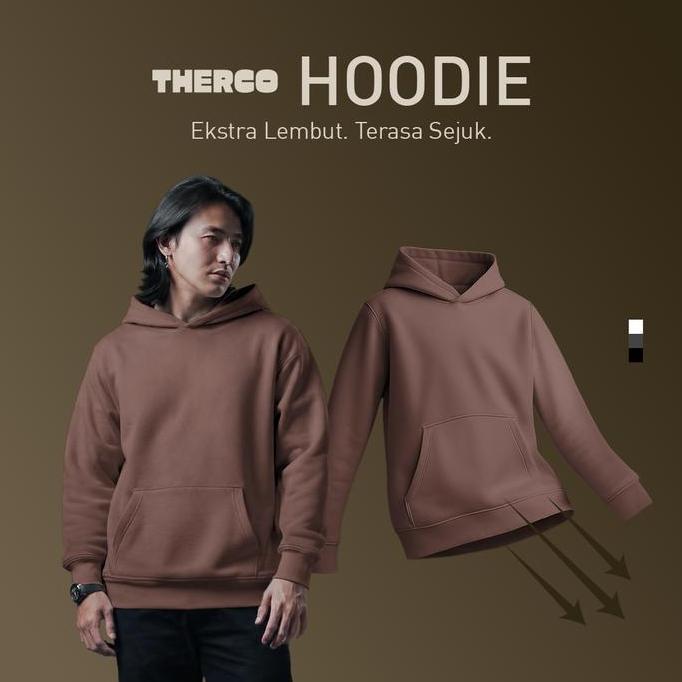Keceabis- No Void Minds Therco Pullover Hoodie | Espresso