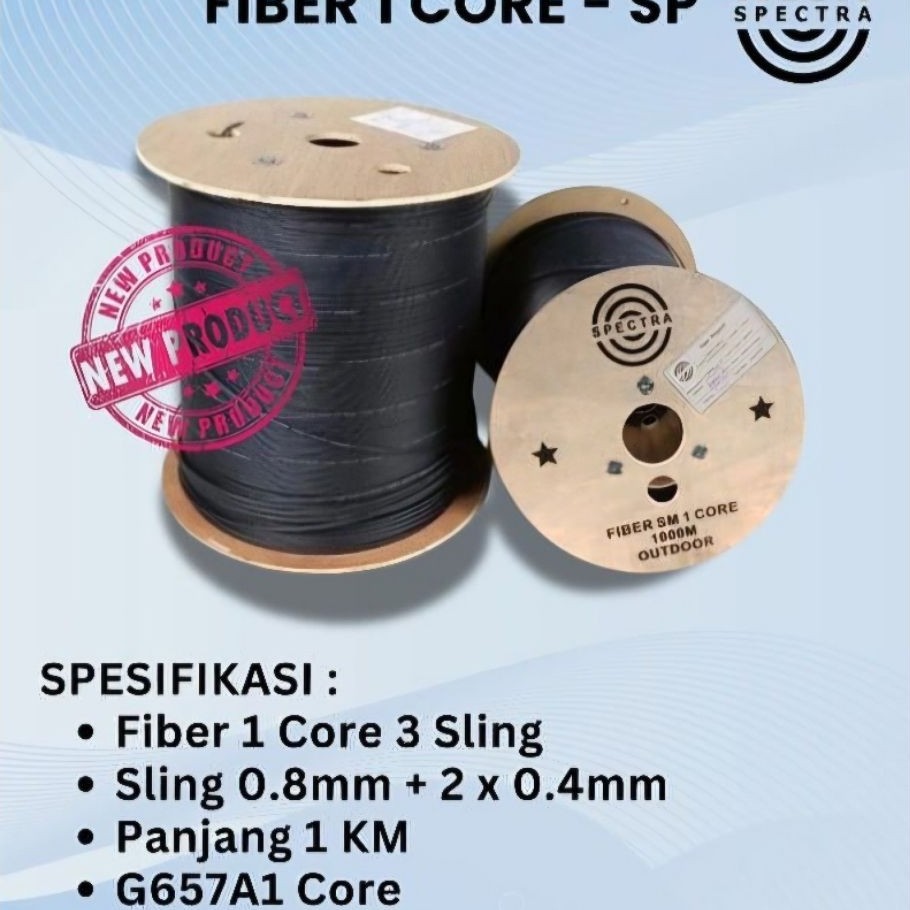 KABEL FIBER OPTIC SPECTRA 1 CORE 3 SELING 1000 METER