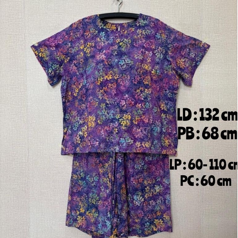 Setelan kulot Sunan XL full.batik