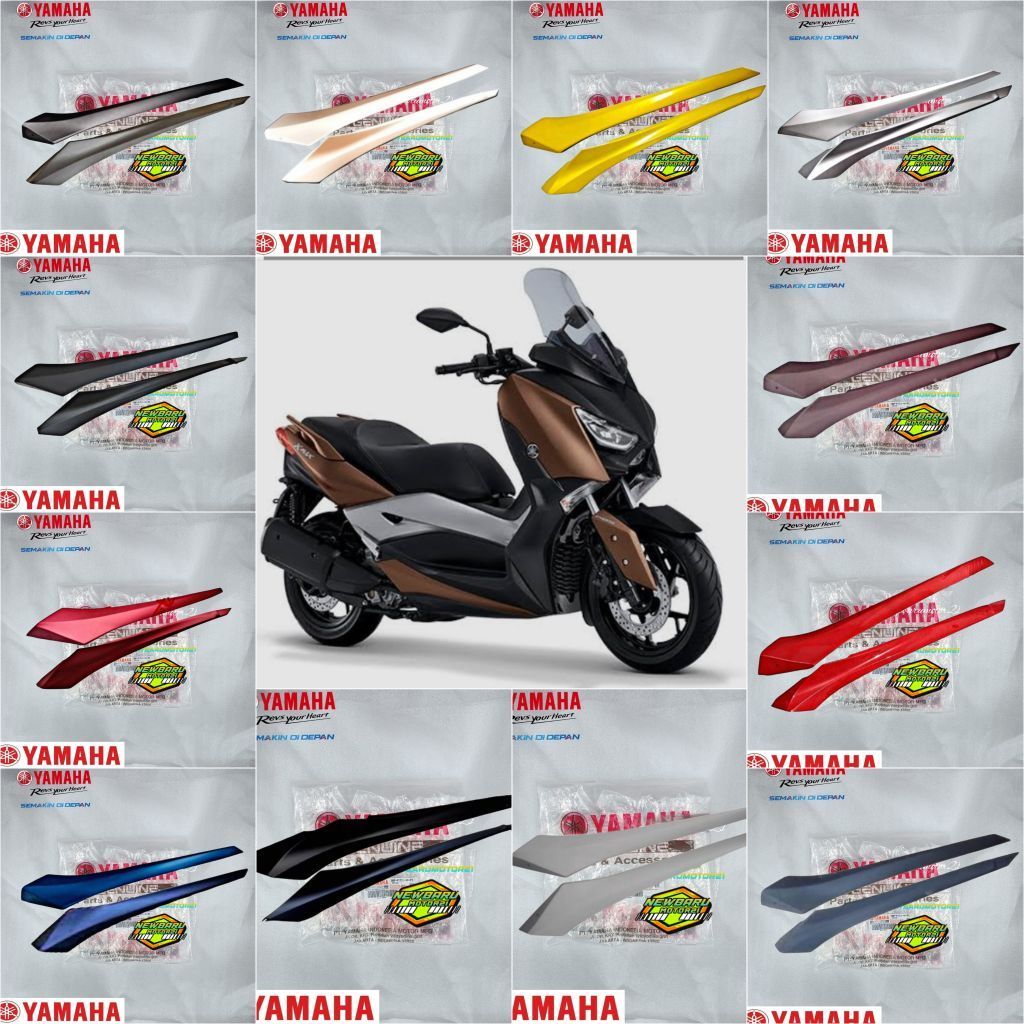 Mole side cover body bawah kanan kiri yamaha XMAX Old Original Yamaha ygp B74-F171L-00 B74-F171M-00