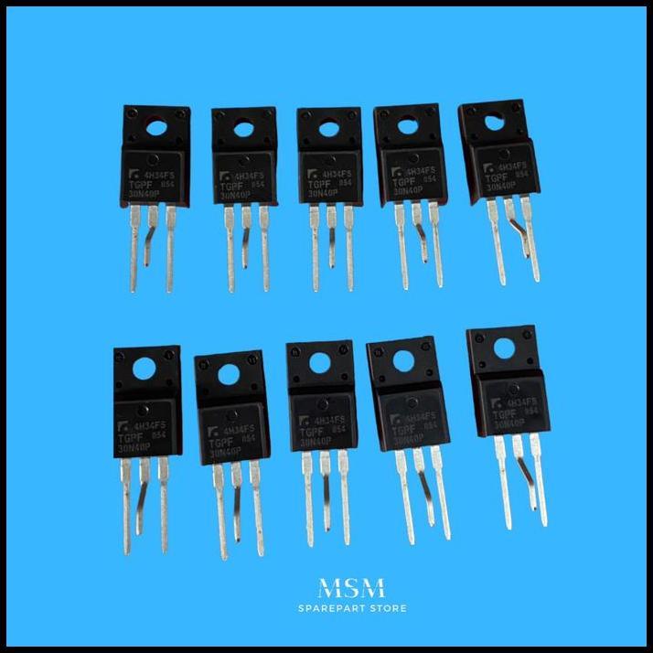 DISKON TRANSISTOR IGBT TGPF 30N40P NEW ORII (UNTUK TV PLASMA) KAKI LURUS 