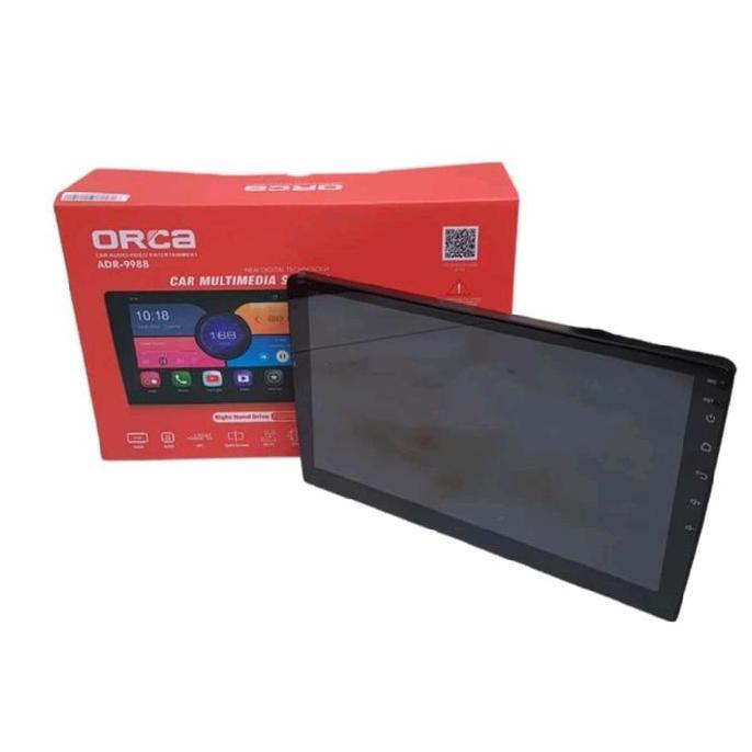 HEAD UNIT TAPE TV MOBIL ANDROID MERK ORCA UNTUK HONDA JAZZ 2008-2012 LAYAR 10"