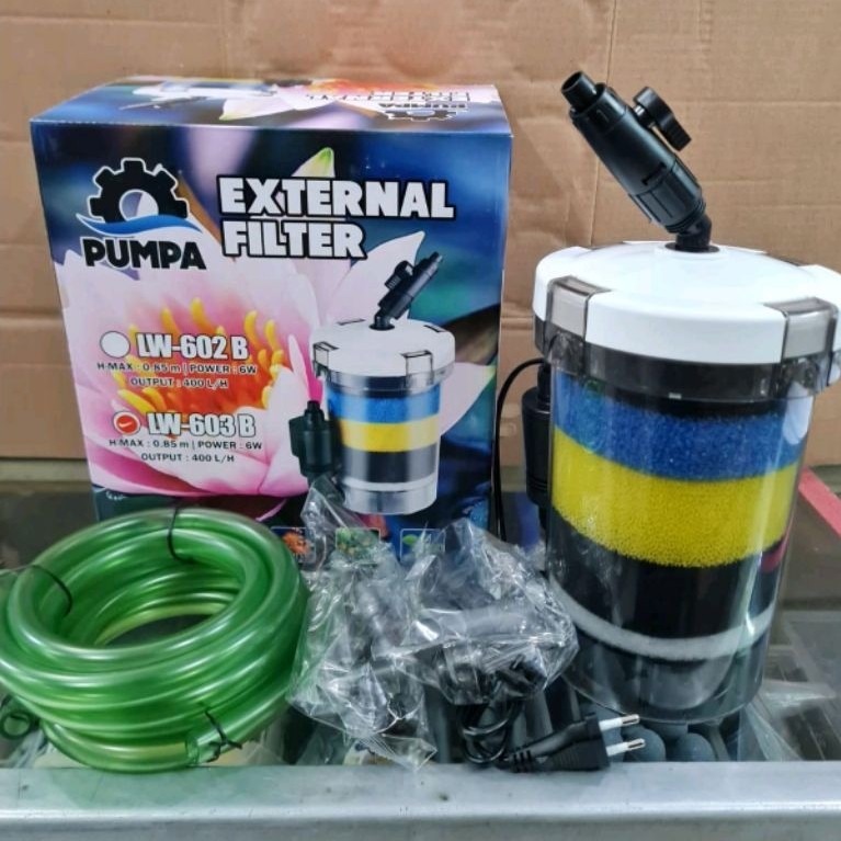 SUNSUN POMPA LW 603B/LW603B External/Eksternal Filter/Canister 6 watt