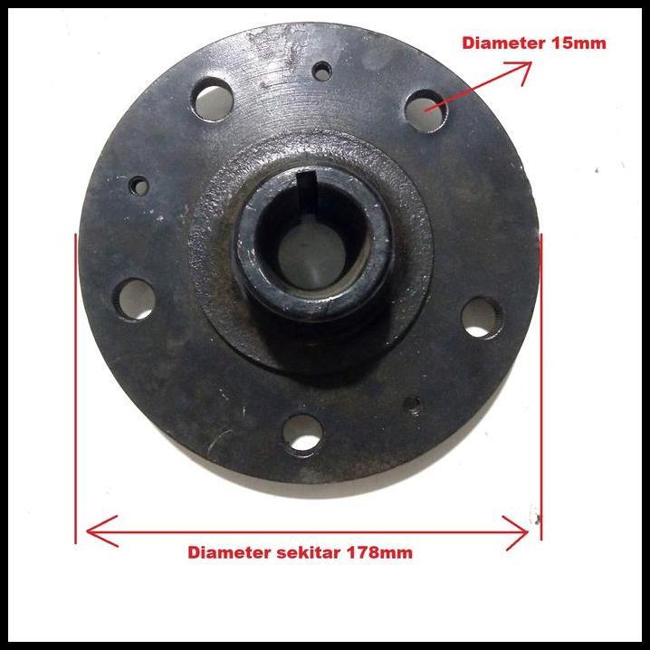 TERBARU BRAKE ROTOR NAP BELAKANG DANA 44 JEEP WILLYS CJ5 CJ6 FC-150 FC-170 